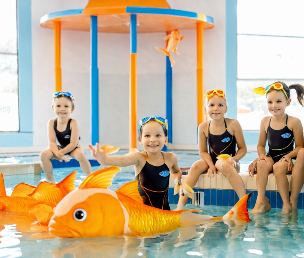 Elmer and Goldfish Swim School on trendmagazinehub.com