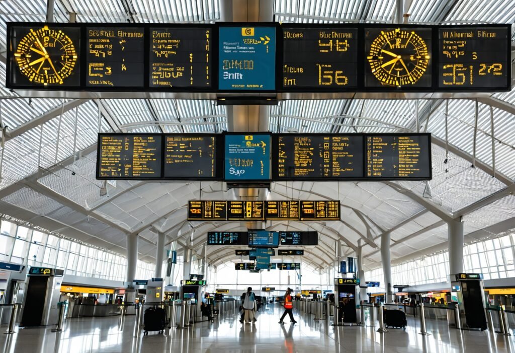 digital clocks fentress airport